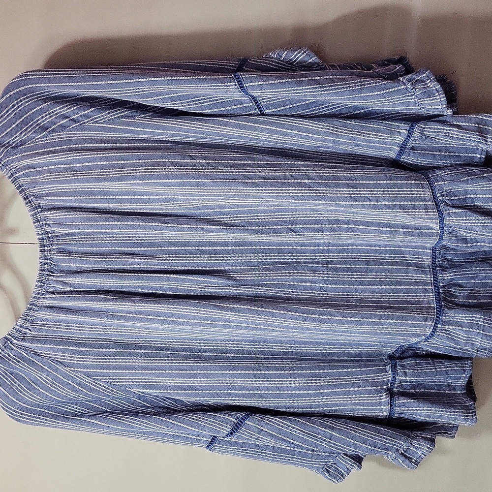Tunic BLOUSE RUFFLE SLEEVES - Picture 5 of 5